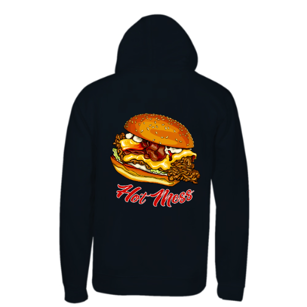 Hot Mess - Classic Black Hoodie