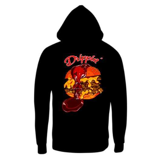 Drippin - Premium Black Hoodie